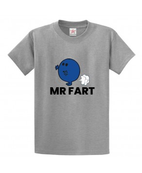 Mr Fart Unisex Classic Funny Kids and Adults T-Shirt 